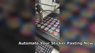 Automatic Refrigerator‑sticker Pasting & Dispensing Machine