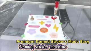 Sticker Doming Machine